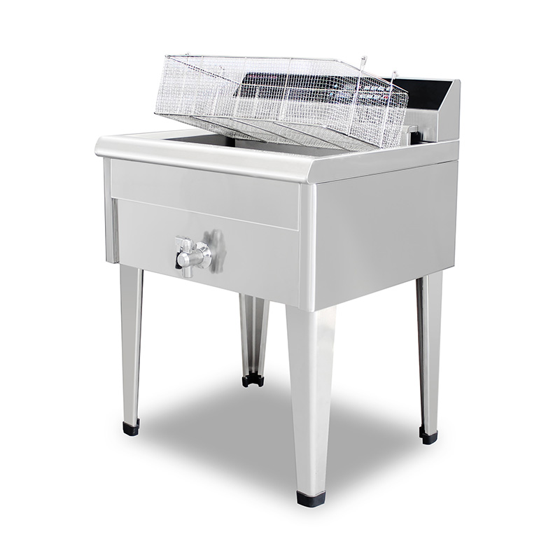 Freidora derecha comercial eléctrica del acero inoxidable del panel de control de computadora