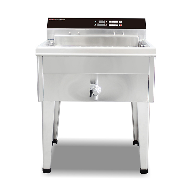 Freidora derecha comercial eléctrica del acero inoxidable del panel de control de computadora