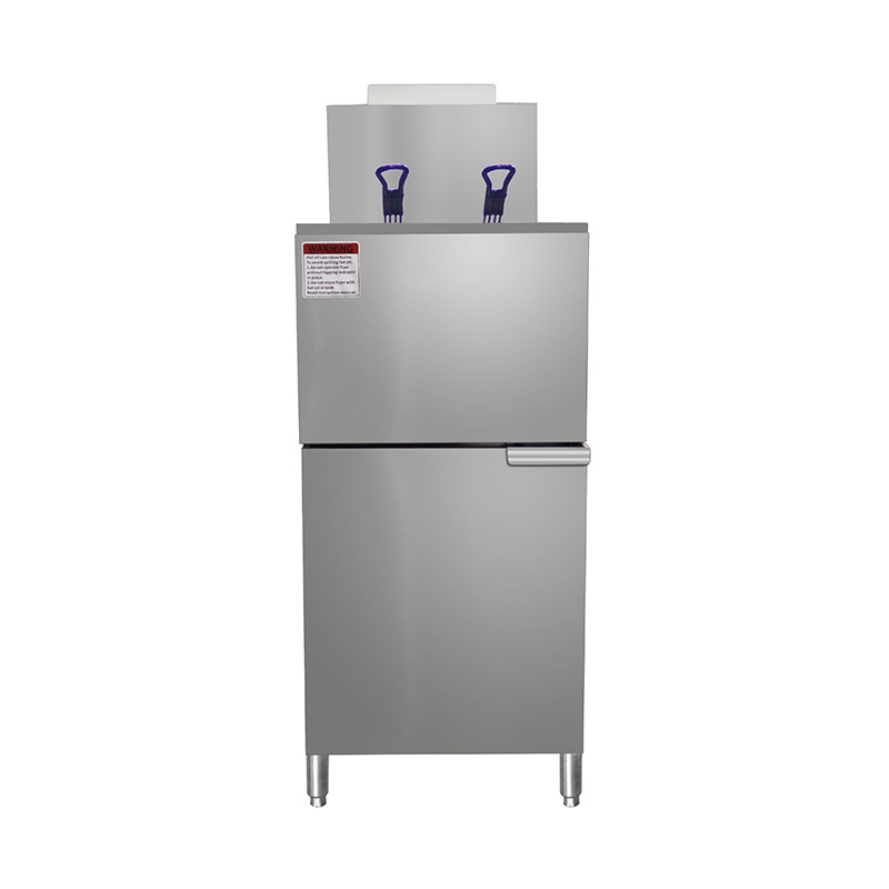 Freidora comercial de gas natural/GLP de acero inoxidable permanente