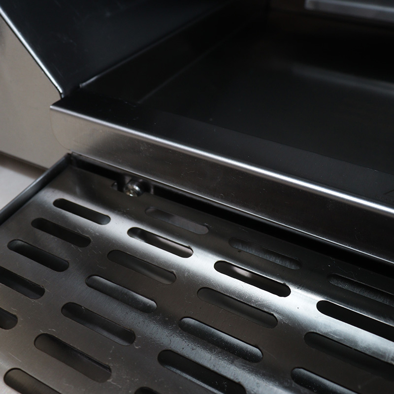 Parrilla de Contacto Eléctrica Comercial de Acero Inoxidable Para Bistec