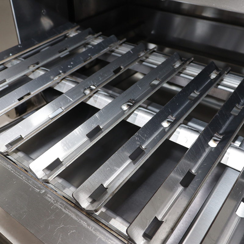 Parrilla de Contacto Eléctrica Comercial de Acero Inoxidable Para Bistec