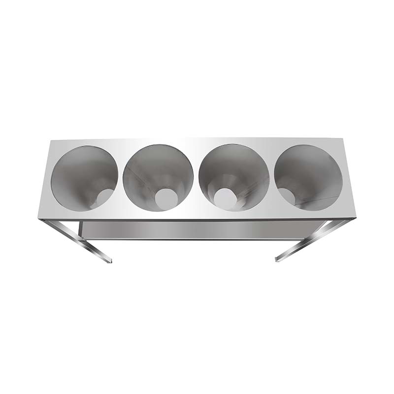 Conos combinados de acero inoxidable para matar pollos para procesamiento de aves de corral