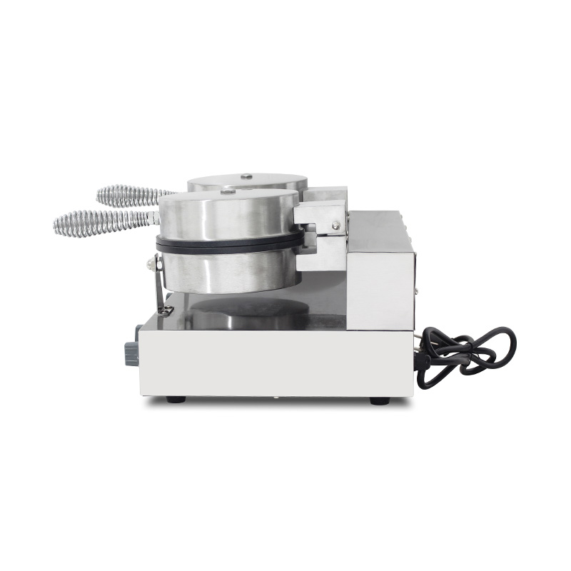 Máquina eléctrica para hacer gofres de restaurante comercial de acero inoxidable