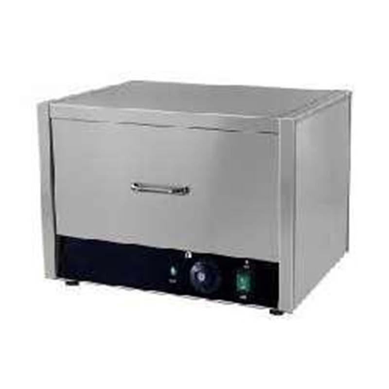 Máquina calentadora de panecillos y hot dogs de acero inoxidable