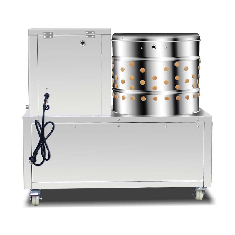 Escaldadora y desplumadora de pollos eléctrica de acero inoxidable para procesamiento de aves de corral