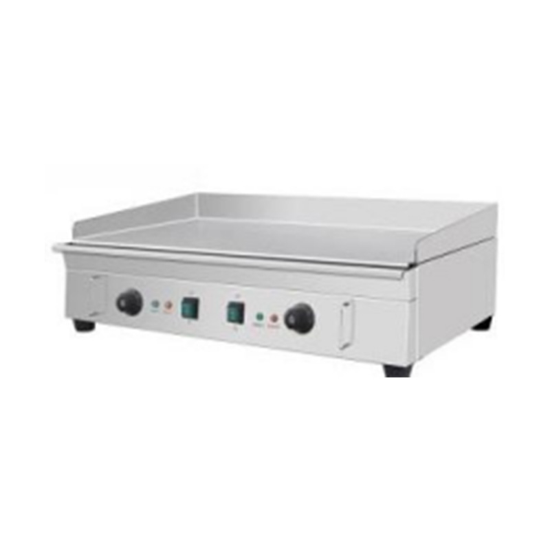 Plancha de encimera de cocina comercial eléctrica de acero inoxidable