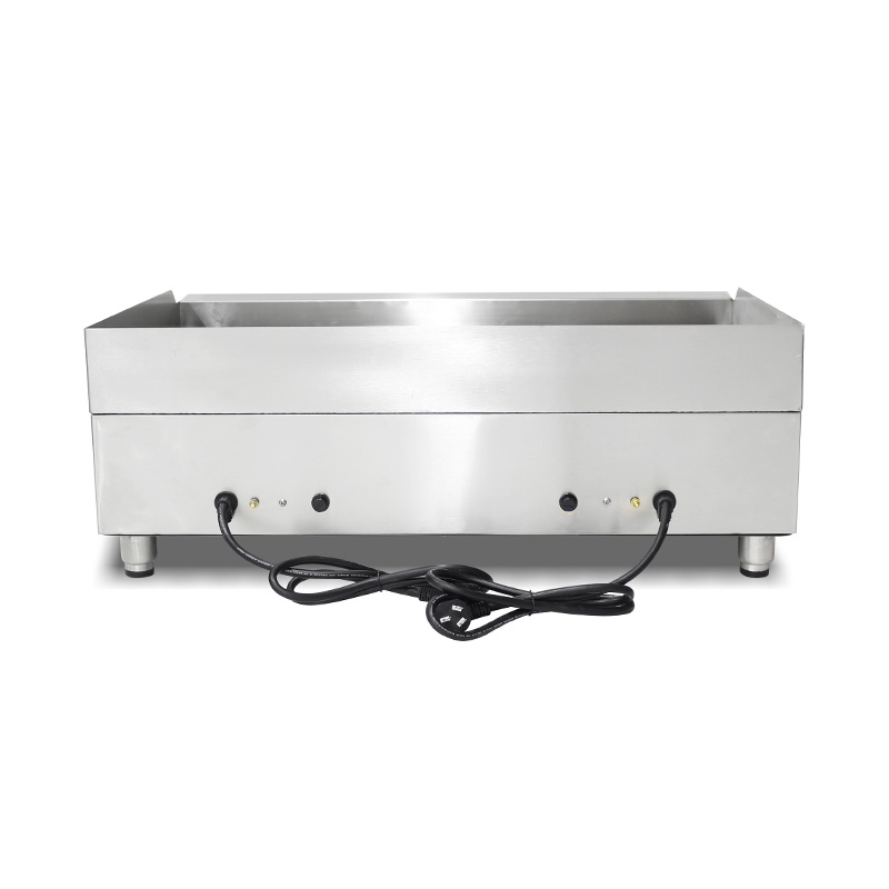 Plancha Eléctrica Comercial de Acero Inoxidable con Panel de Control Integrado por Computadora