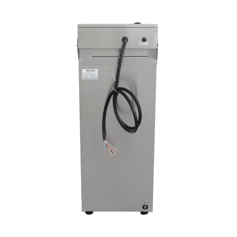 Freidora derecha comercial eléctrica de acero inoxidable con gabinete