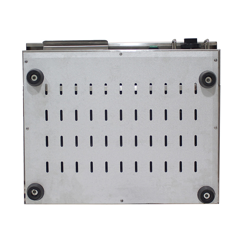 Plancha Eléctrica Comercial de Acero Inoxidable - Doble Superficie (Media Ranurada, Media Lisa)