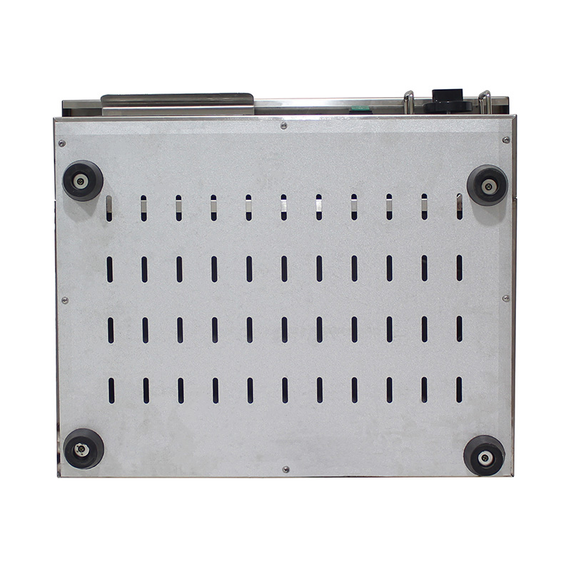 Plancha eléctrica de cocina comercial de acero inoxidable con patrón de placa plana
