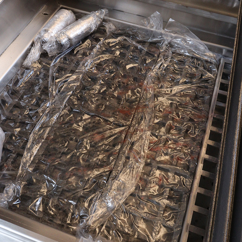 Parrilla de piedra volcánica de gas natural/GLP con quemadores, máquina de cocina interior y exterior