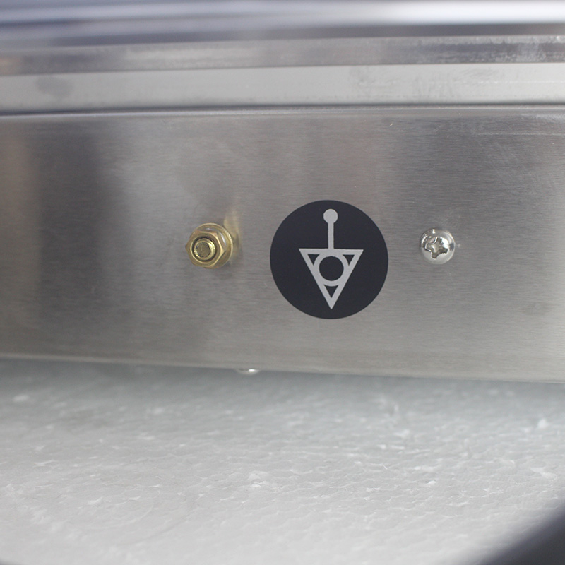 Máquina eléctrica de parrilla con rodillo para perritos calientes de acero inoxidable