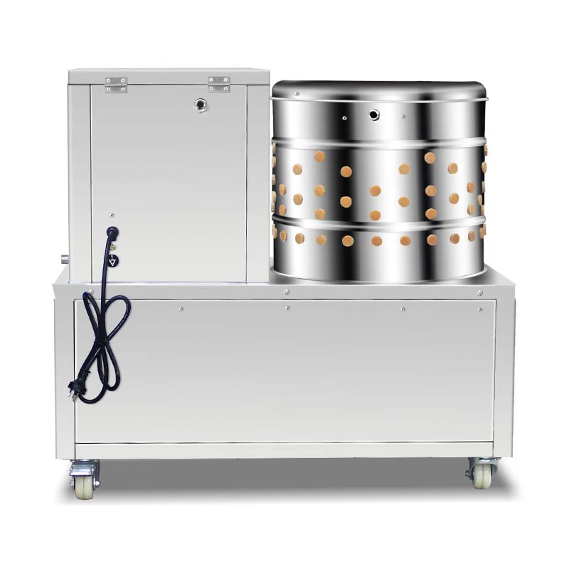 Escaldadora y desplumadora de pollos eléctrica de acero inoxidable para procesamiento de aves de corral