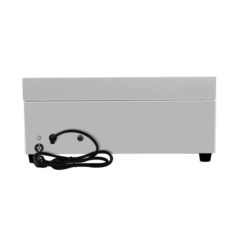 Plancha de encimera de cocina comercial eléctrica de acero inoxidable