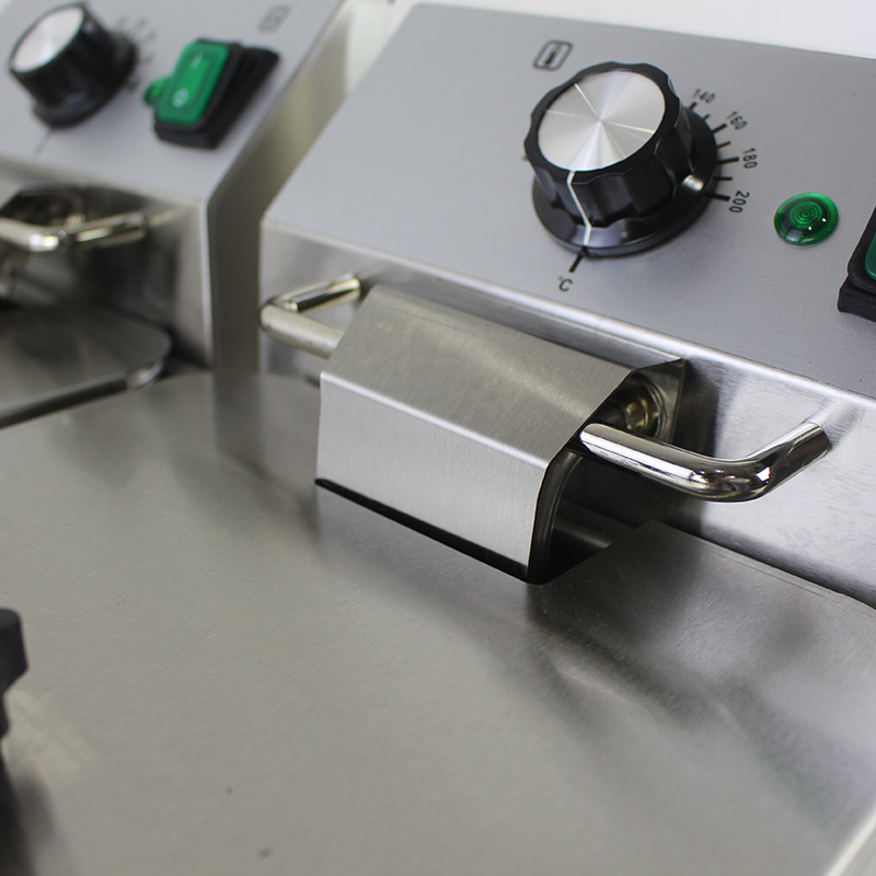 Freidora de encimera comercial eléctrica de acero inoxidable