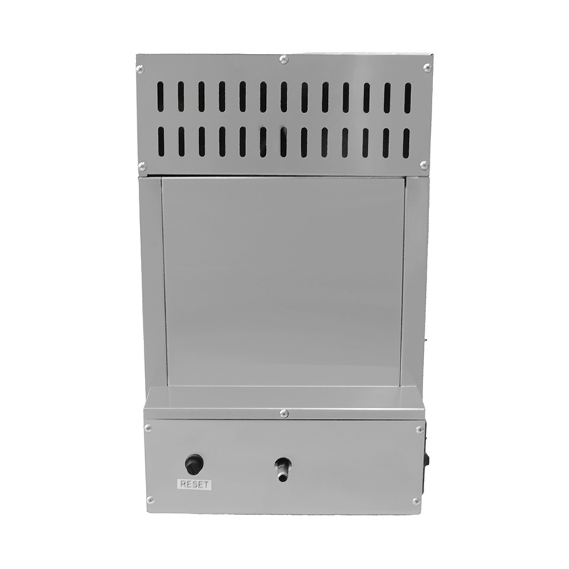 Freidora comercial de acero inoxidable a gas natural y GLP con válvula