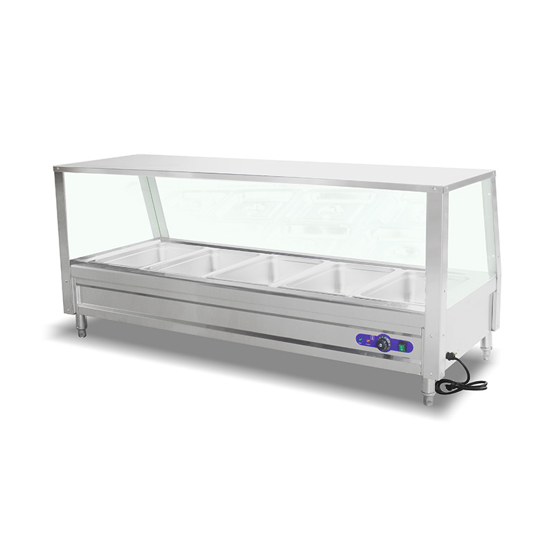 Máquina de cocina eléctrica comercial de Baño María de mesa de acero inoxidable