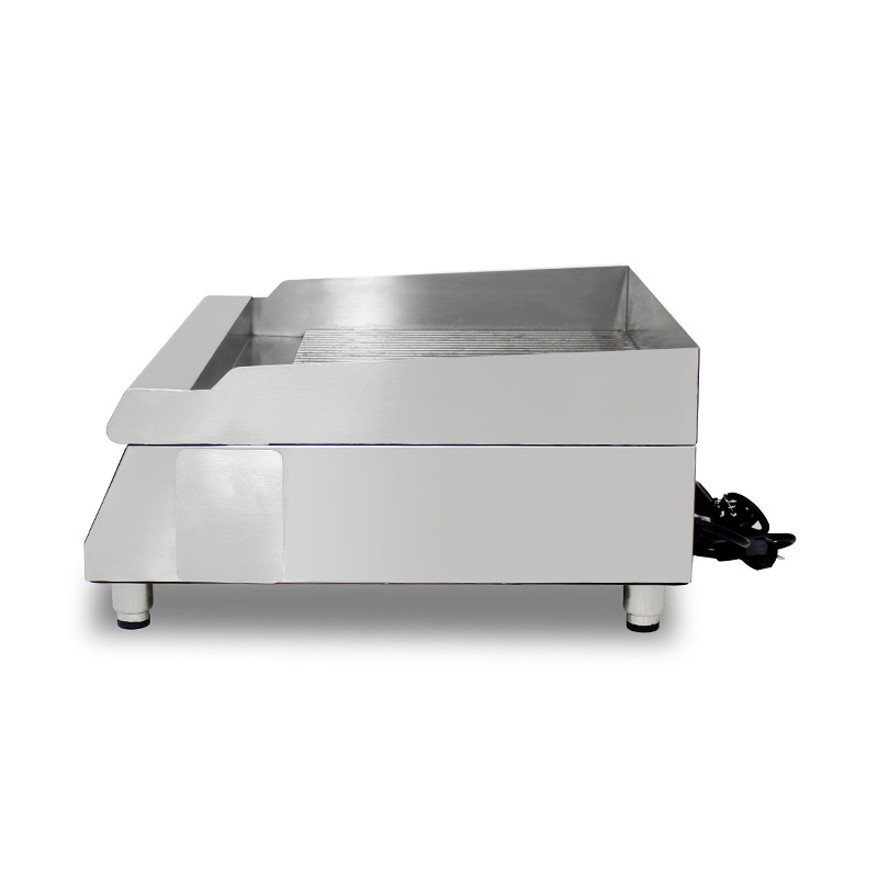 Plancha Eléctrica Comercial de Acero Inoxidable con Panel de Control Integrado por Computadora