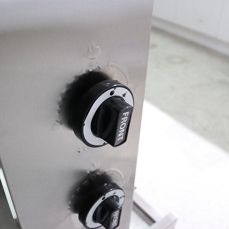 Máquina comercial de cocina con parrilla Shawarma de gas natural/GLP de acero inoxidable