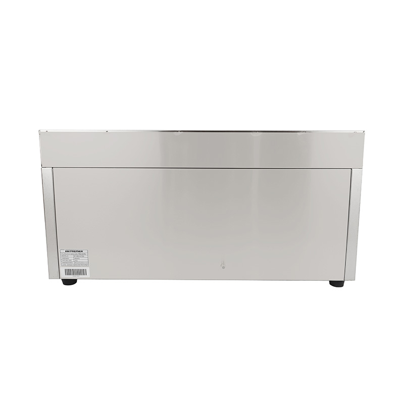 Plancha de encimera de cocina comercial de gas natural/GLP de acero inoxidable con freidora