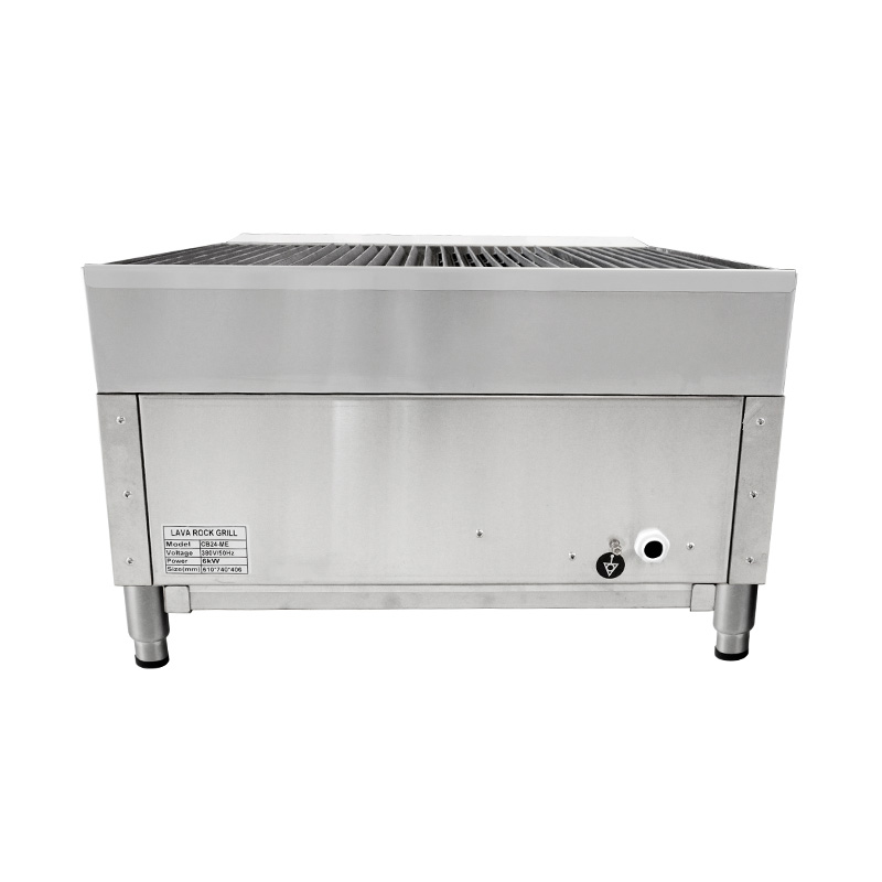 Parrilla de piedra volcánica de gas natural/GLP con quemadores, máquina de cocina interior y exterior