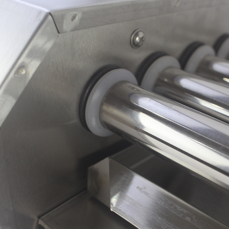 Máquina eléctrica de parrilla con rodillo para perritos calientes de acero inoxidable