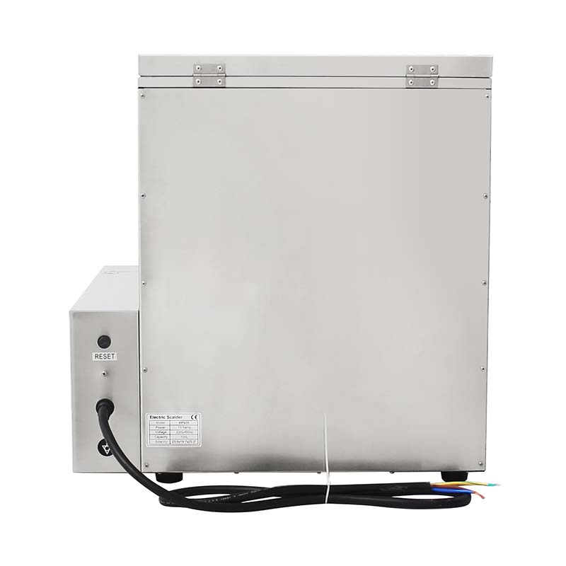 Escaldadora de pollo eléctrica de acero inoxidable para procesamiento de aves de corral