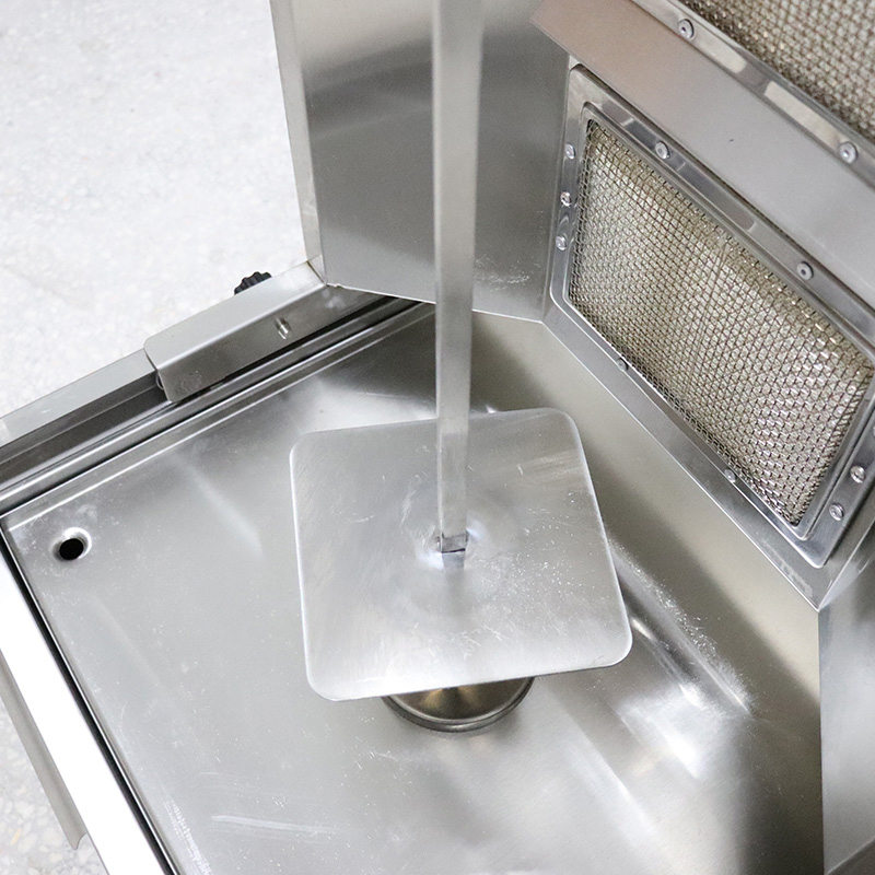 Máquina comercial de cocina con parrilla Shawarma de gas natural/GLP de acero inoxidable
