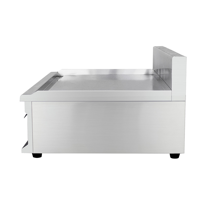 Plancha comercial de gas natural/GLP de acero inoxidable con patrón de placa plana