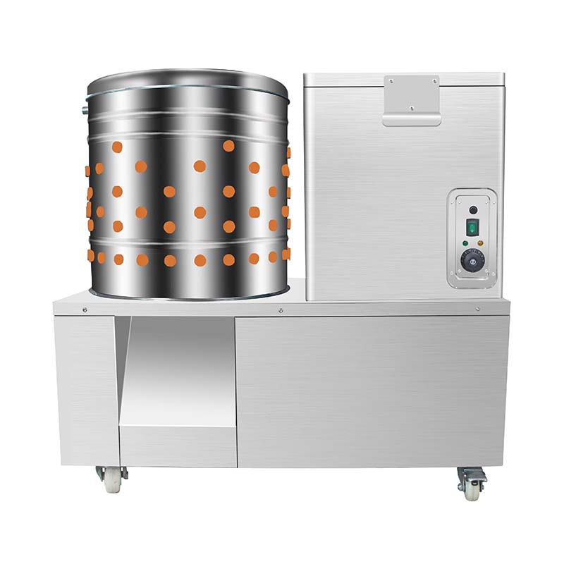 Escaldadora y desplumadora de pollos eléctrica de acero inoxidable para procesamiento de aves de corral