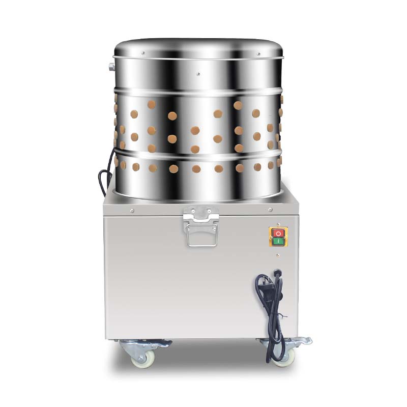 Escaldadora y desplumadora de pollos eléctrica de acero inoxidable para procesamiento de aves de corral