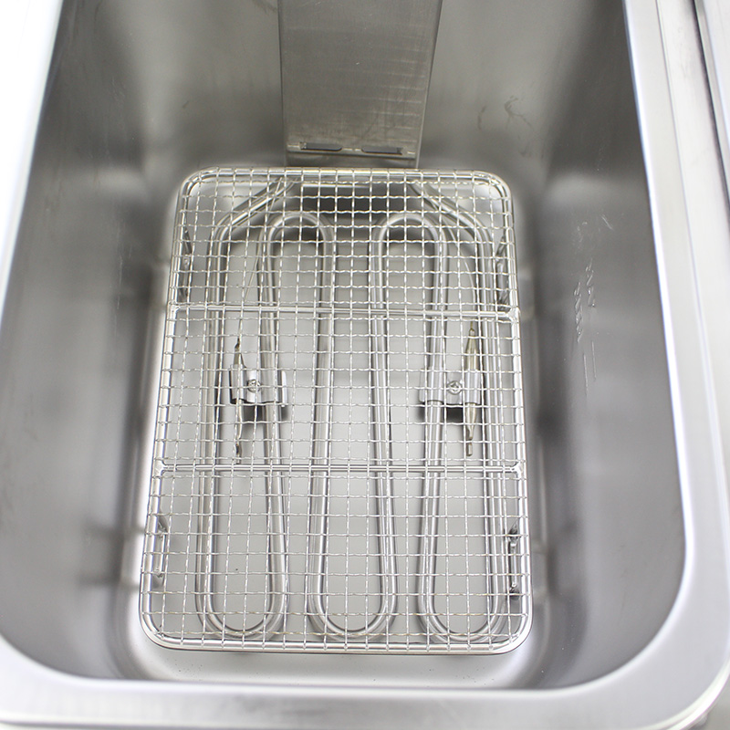 Freidora de encimera comercial eléctrica de acero inoxidable