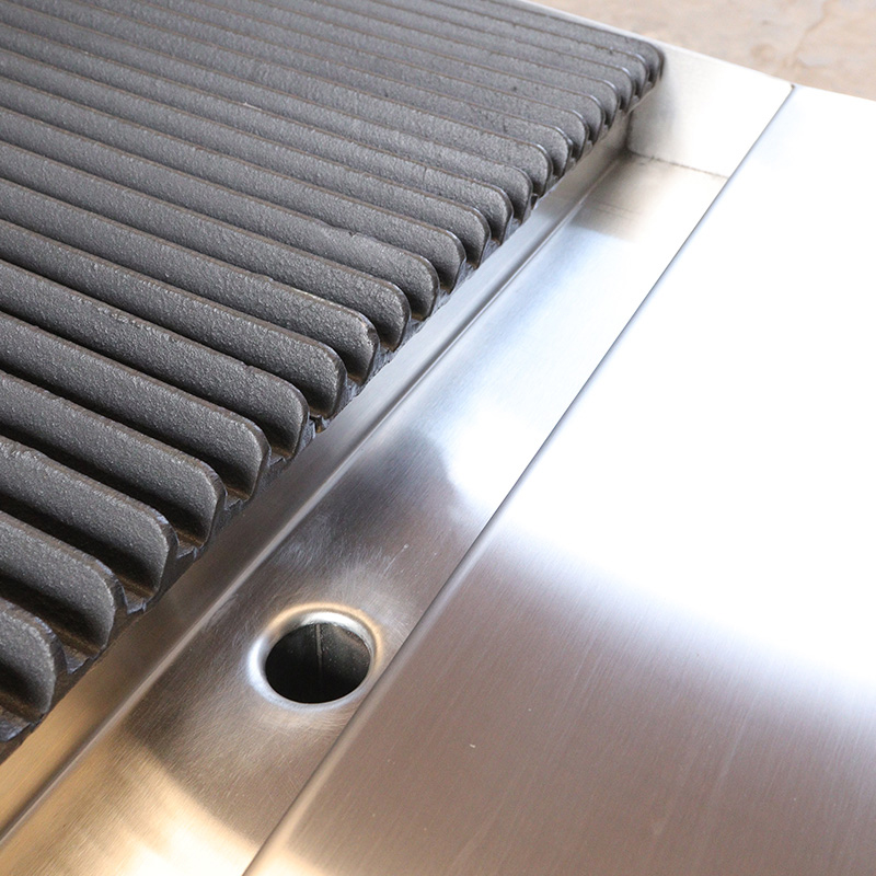 Parrilla de piedra volcánica de gas natural/GLP con quemadores, máquina de cocina interior y exterior