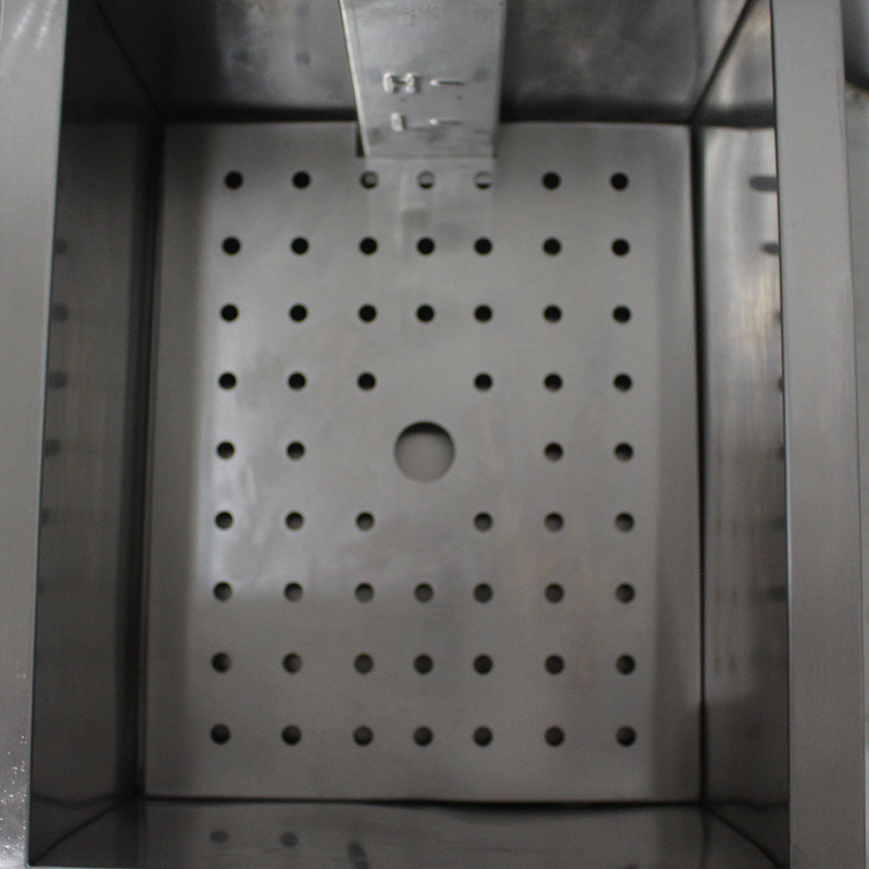 Freidora comercial de acero inoxidable a gas natural y GLP con válvula