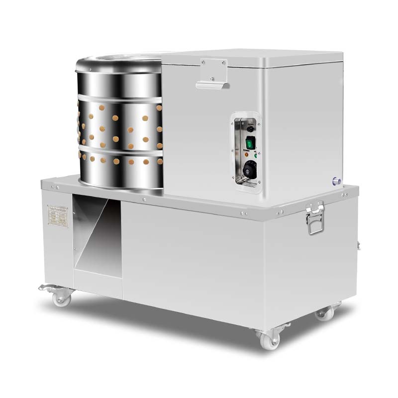 Escaldadora y desplumadora de pollos eléctrica de acero inoxidable para procesamiento de aves de corral