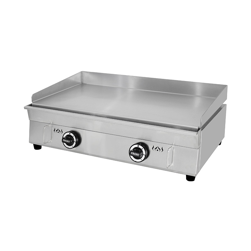 Plancha comercial de gas natural/GLP de acero inoxidable con placa de acero inoxidable 430