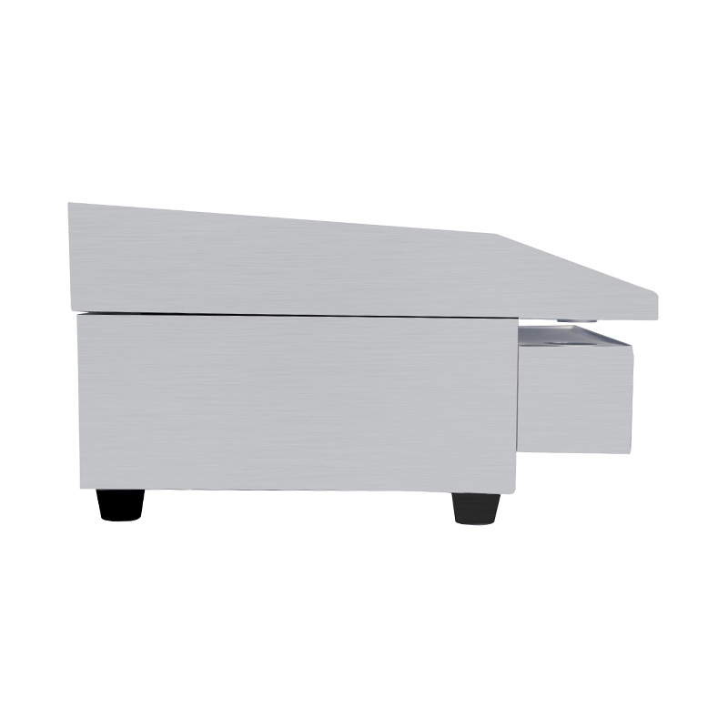 Plancha eléctrica de cocina comercial de acero inoxidable con patrón de placa plana