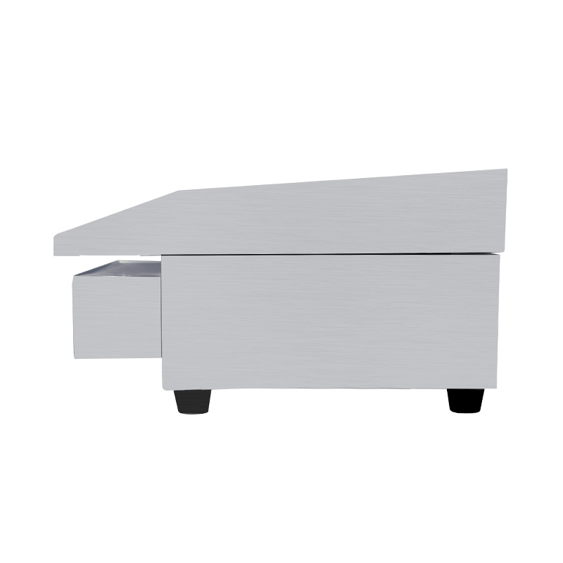 Plancha eléctrica de cocina comercial de acero inoxidable con patrón de placa plana