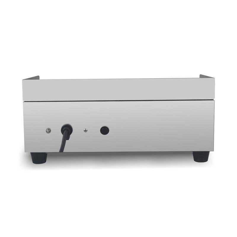 Plancha de encimera de cocina comercial eléctrica de acero inoxidable