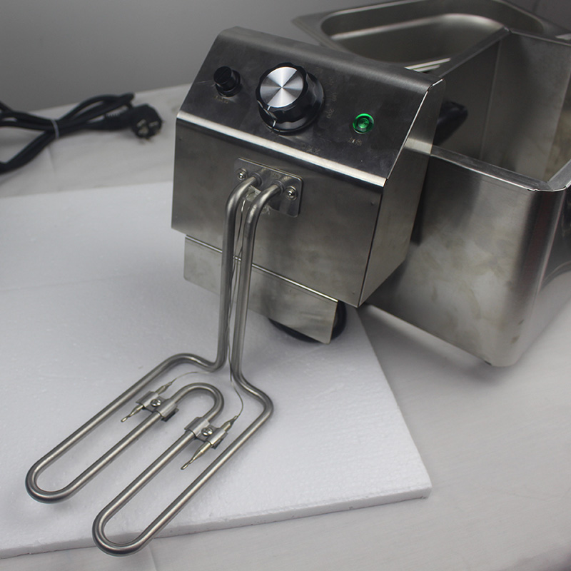 Freidora de encimera comercial eléctrica de acero inoxidable