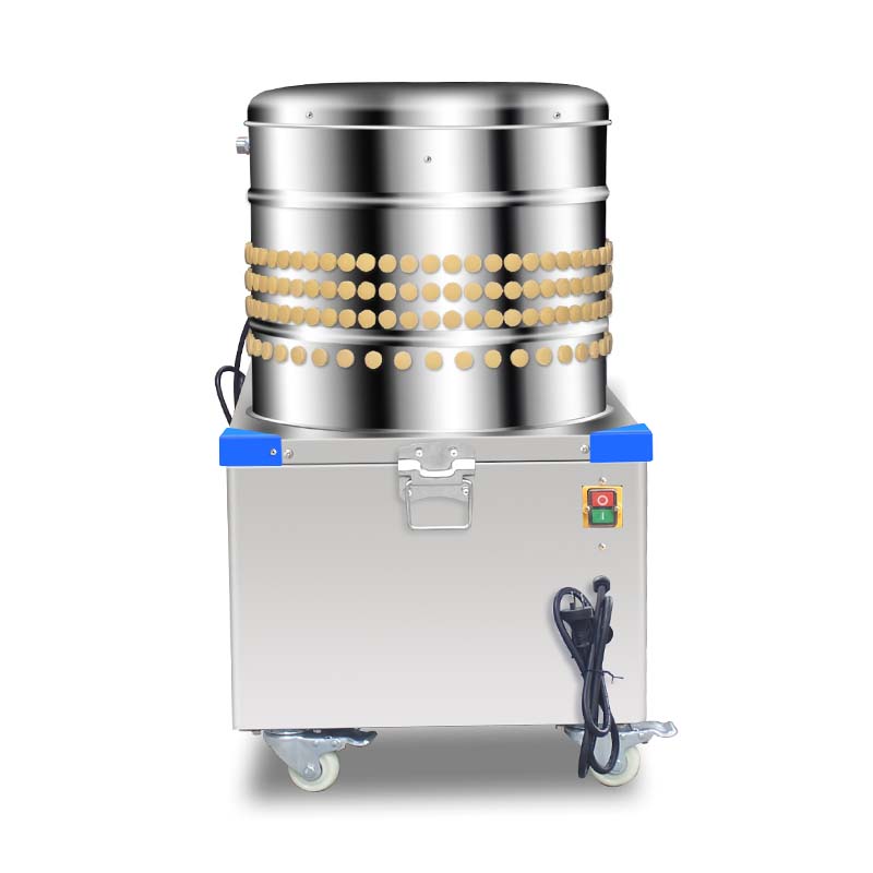Escaldadora y desplumadora de pollos eléctrica de acero inoxidable para procesamiento de aves de corral