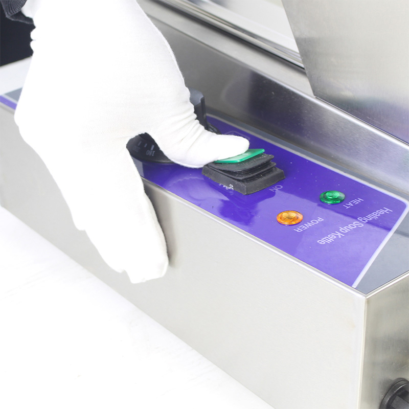 Máquina eléctrica comercial del Baño María del acero inoxidable con el guardia de cristal moderado del estornudo