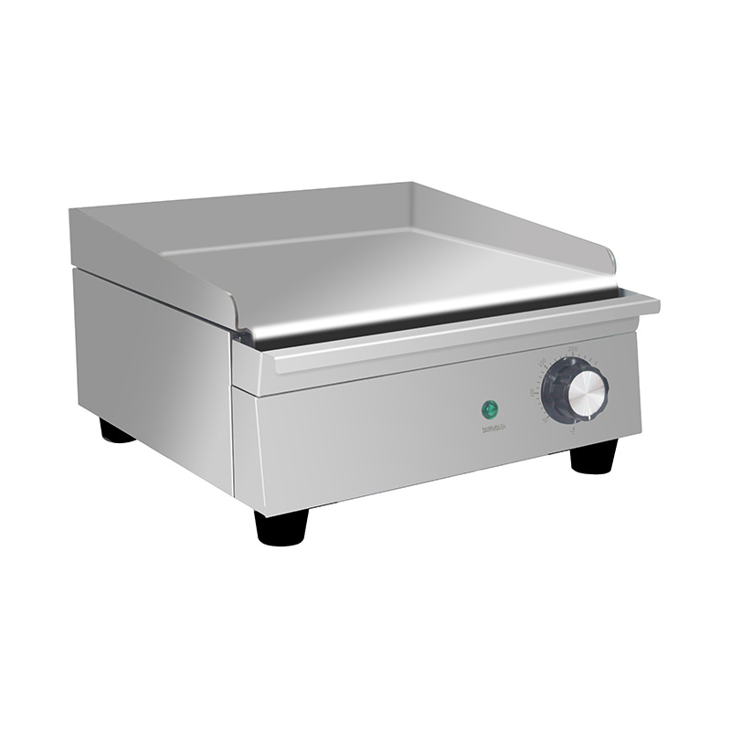 Plancha de encimera de cocina comercial eléctrica de acero inoxidable