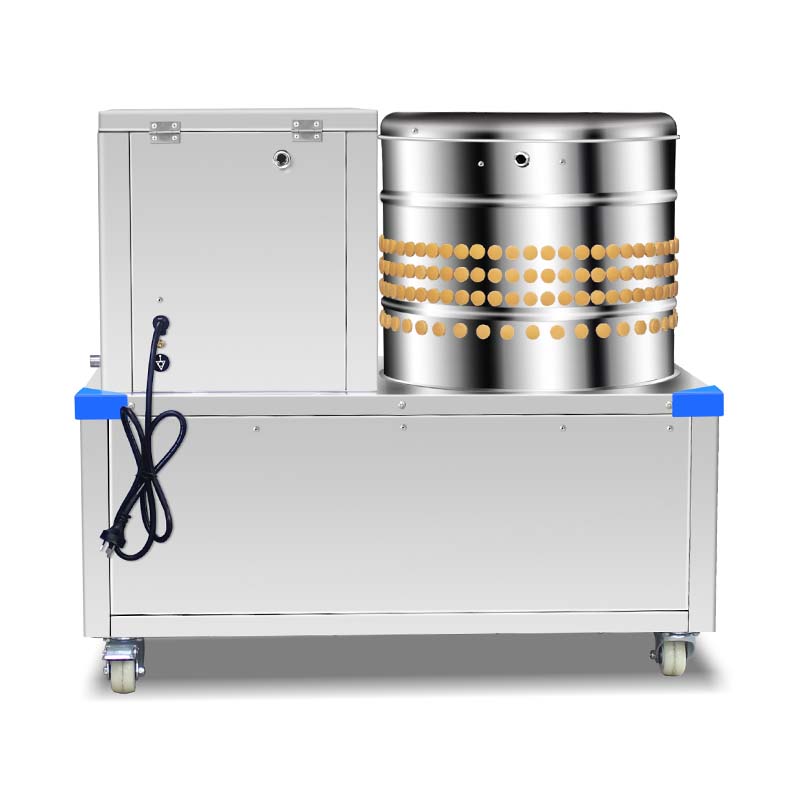 Escaldadora y desplumadora de pollos eléctrica de acero inoxidable para procesamiento de aves de corral