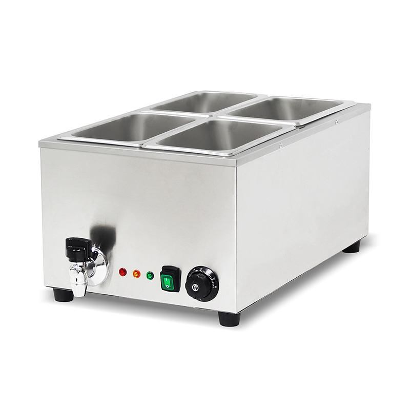 Baño María Eléctrico Comercial de Acero Inoxidable con Protección Contra Secado