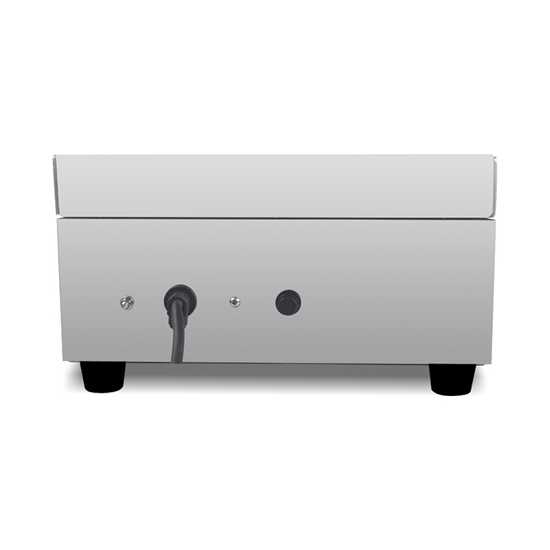 Plancha de encimera de cocina comercial eléctrica de acero inoxidable