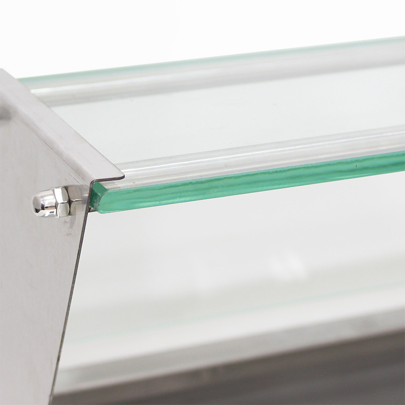 Máquina eléctrica comercial del Baño María del acero inoxidable con el guardia de cristal moderado del estornudo