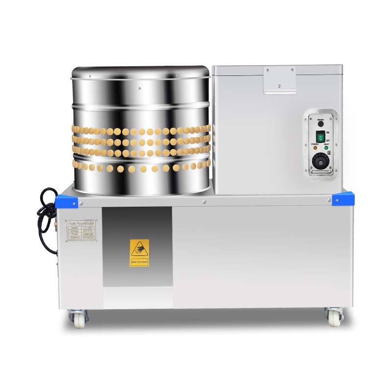 Escaldadora y desplumadora de pollos eléctrica de acero inoxidable para procesamiento de aves de corral