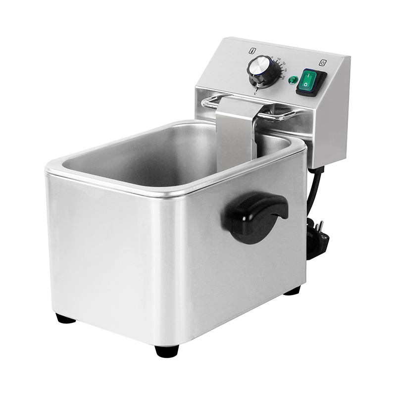 Freidora de encimera comercial eléctrica de acero inoxidable