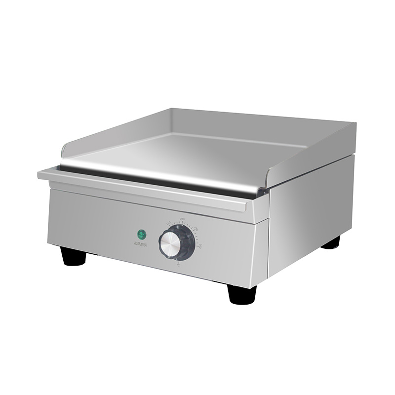 Plancha de encimera de cocina comercial eléctrica de acero inoxidable
